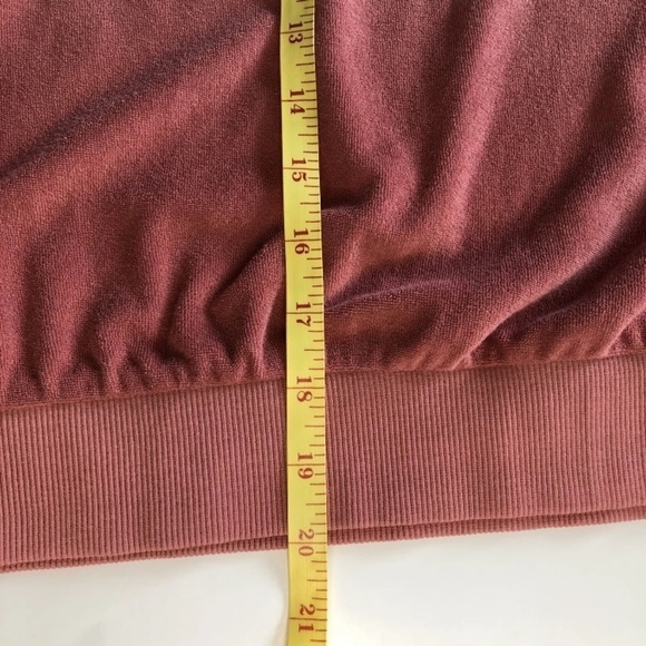 Young Fabulous and Broke Women's Pullover Pink Ombre Long Sleeve Medium Velvety - Picture 4 of 9